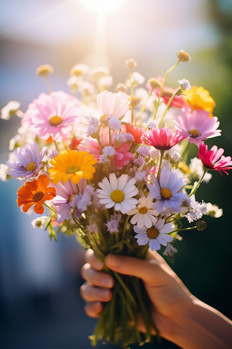 Beau bouquet de fleurs