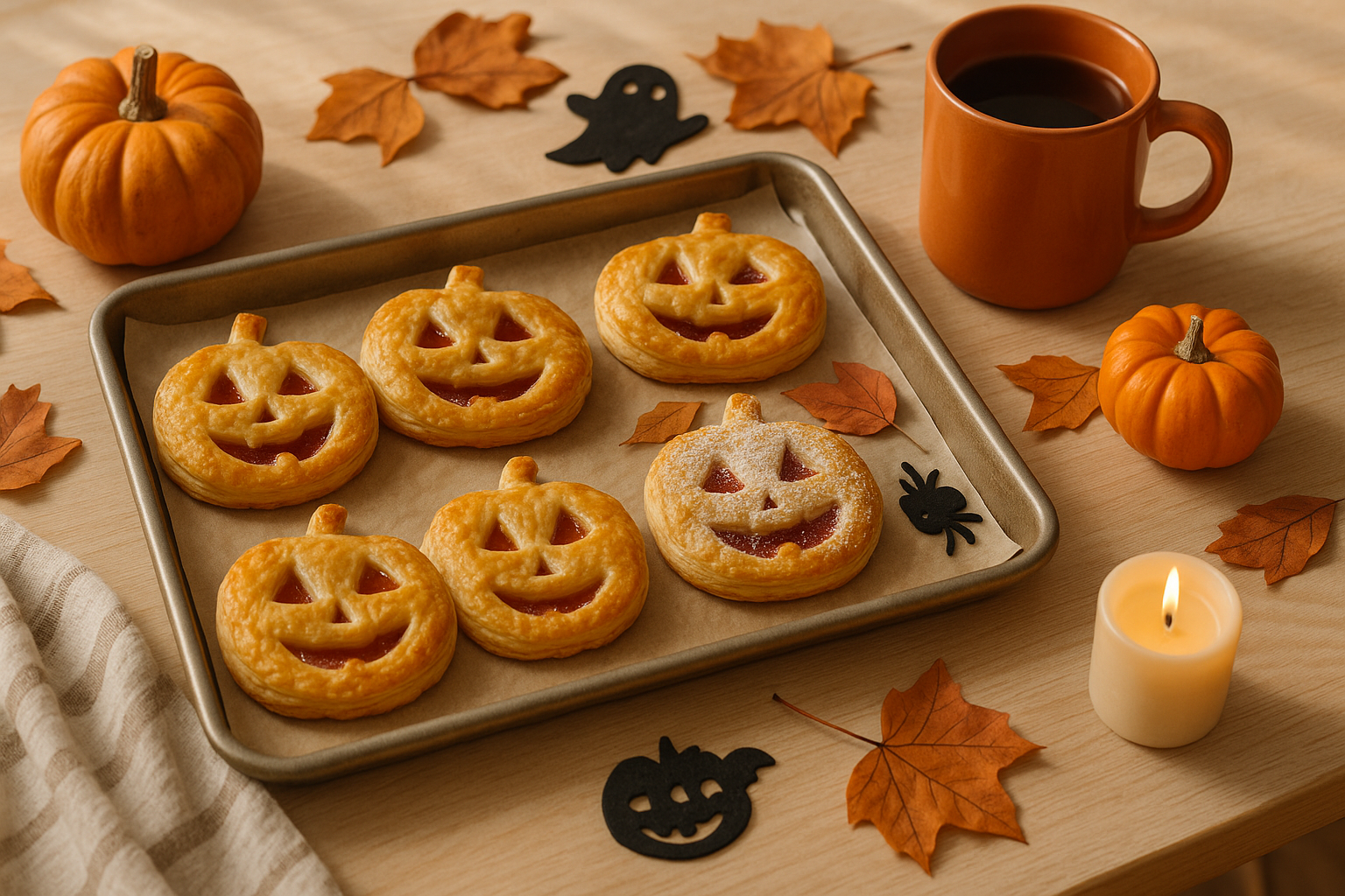 Feuilletés à la confiture Halloween