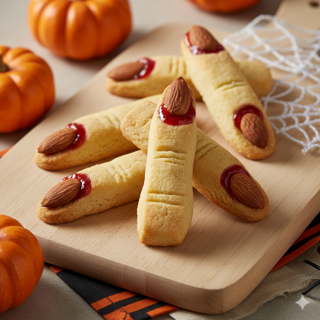 Recette doigts de sorcière biscuits Halloween