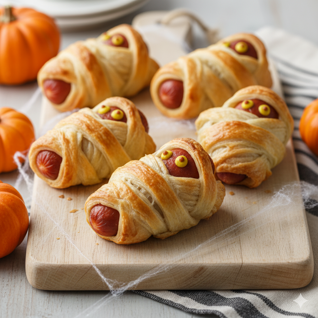 Momies feuilletées Halloween