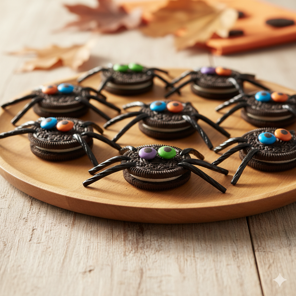 Araignées Oreo Halloween