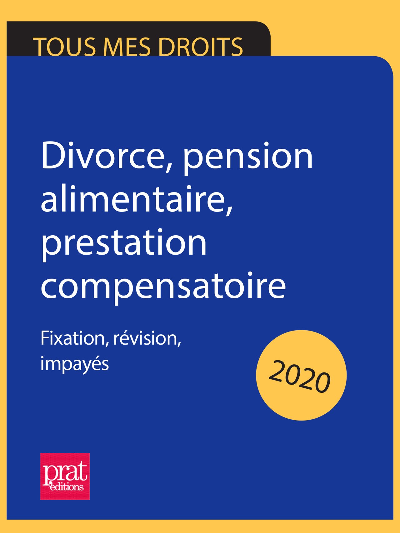 Couverture livre pension alimentaire prestation compensatoire 2020