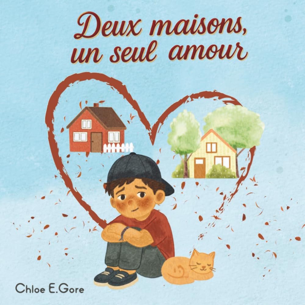 Livre Deux maisons, un seul amour, parler du divorce aux enfants