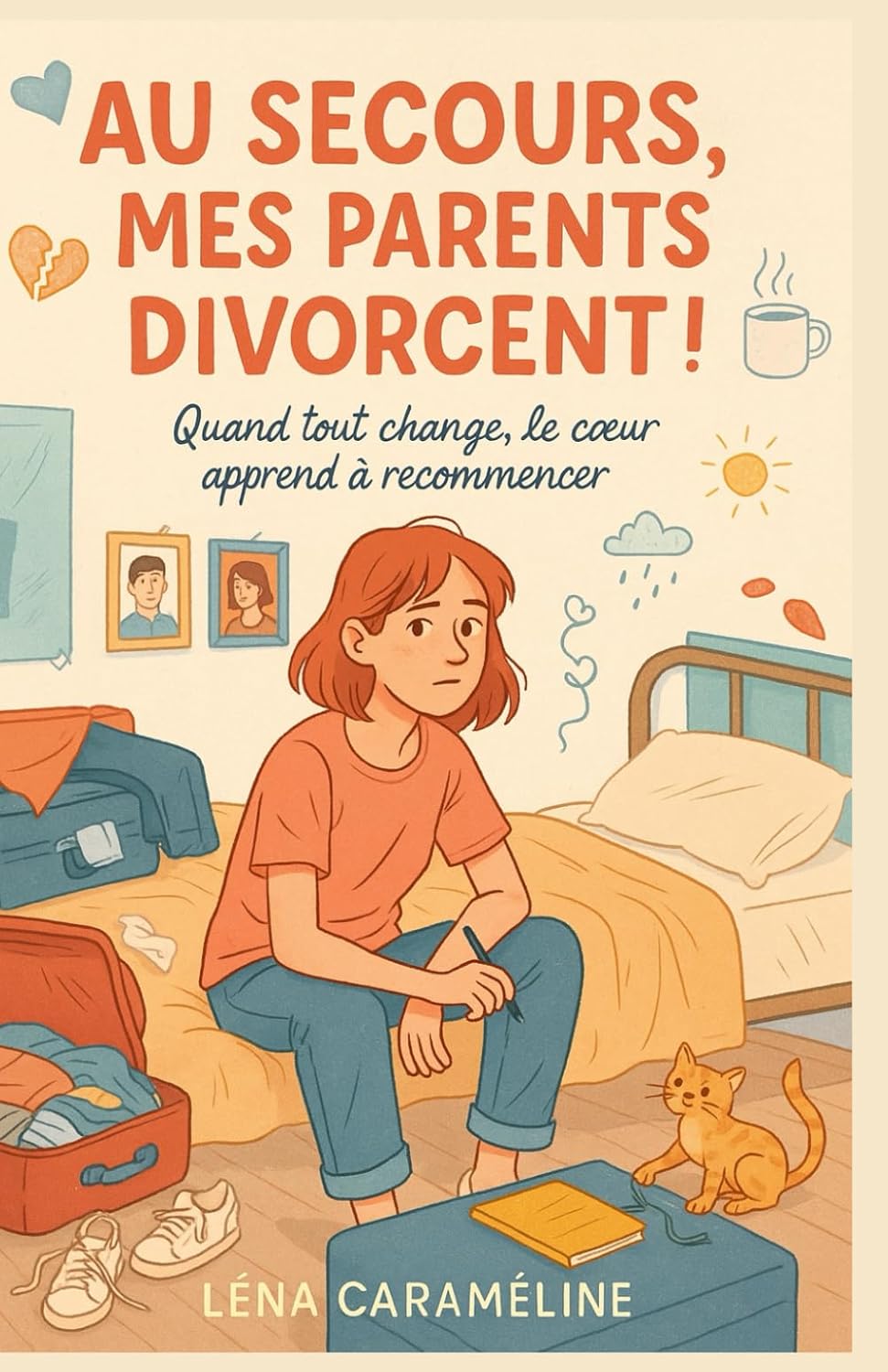 Livre Au secours, mes parents divorcent ! - roman ado 12 à 17 ans
